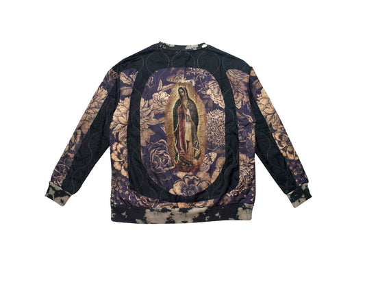 La Virgen De Guadalupe Tie Dye Sweatshirt